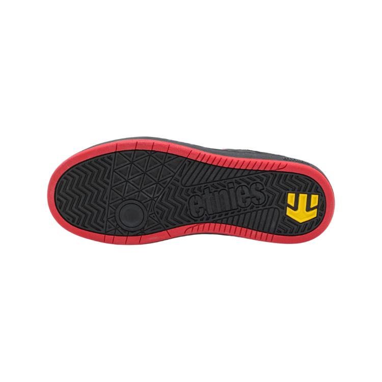 Etnies skatesko - Windrow x Santa Cruz flames - sort/rød (kids)