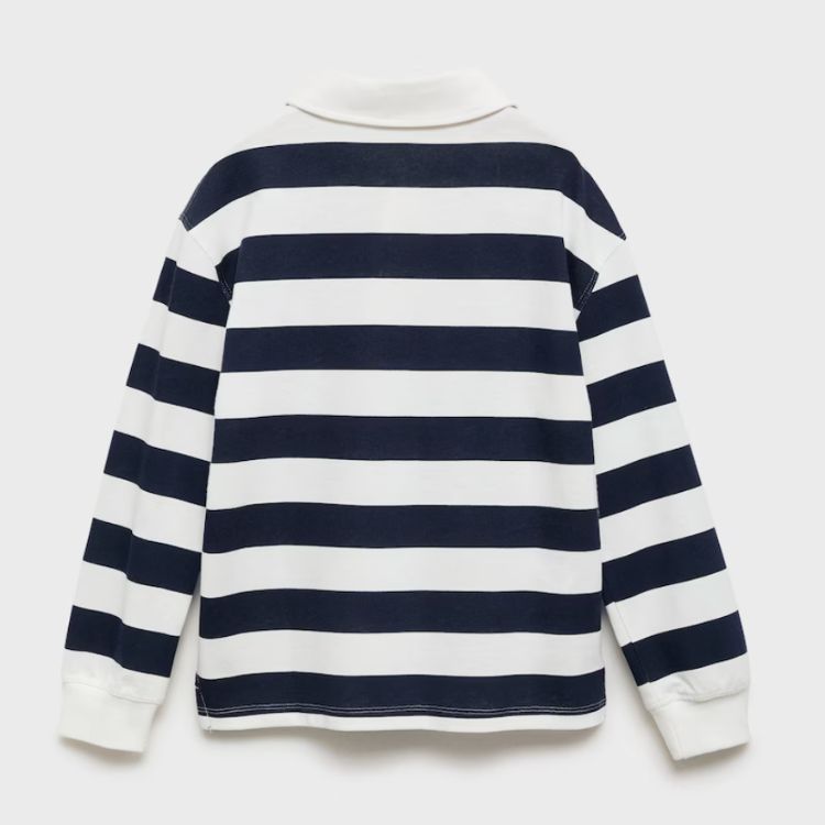 MNG stribet skate trøje - navy/hvid (kids)