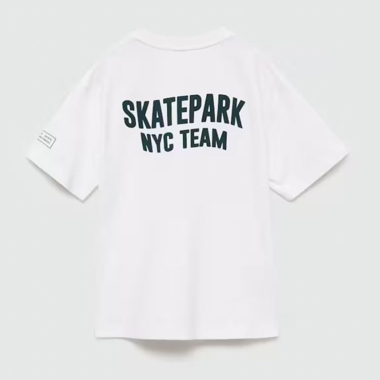 MNG skate tee 'Team' - hvid (kids)