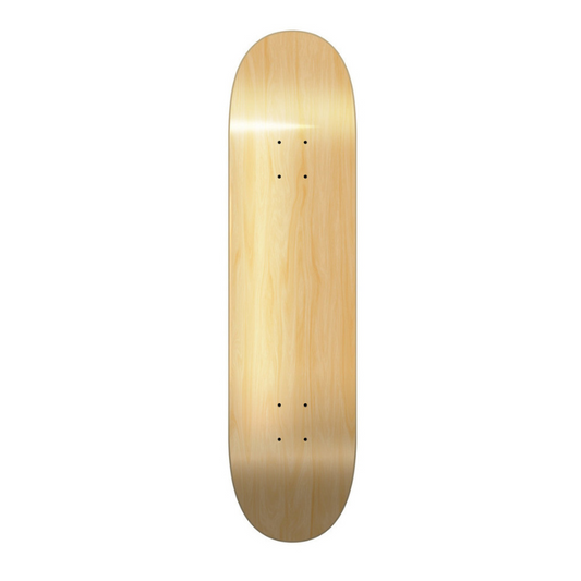 Blank skateboard deck (8.0-8.5)