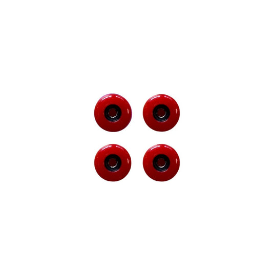 Fingerboard hjul med Fast Speed kuglelejer (rød)