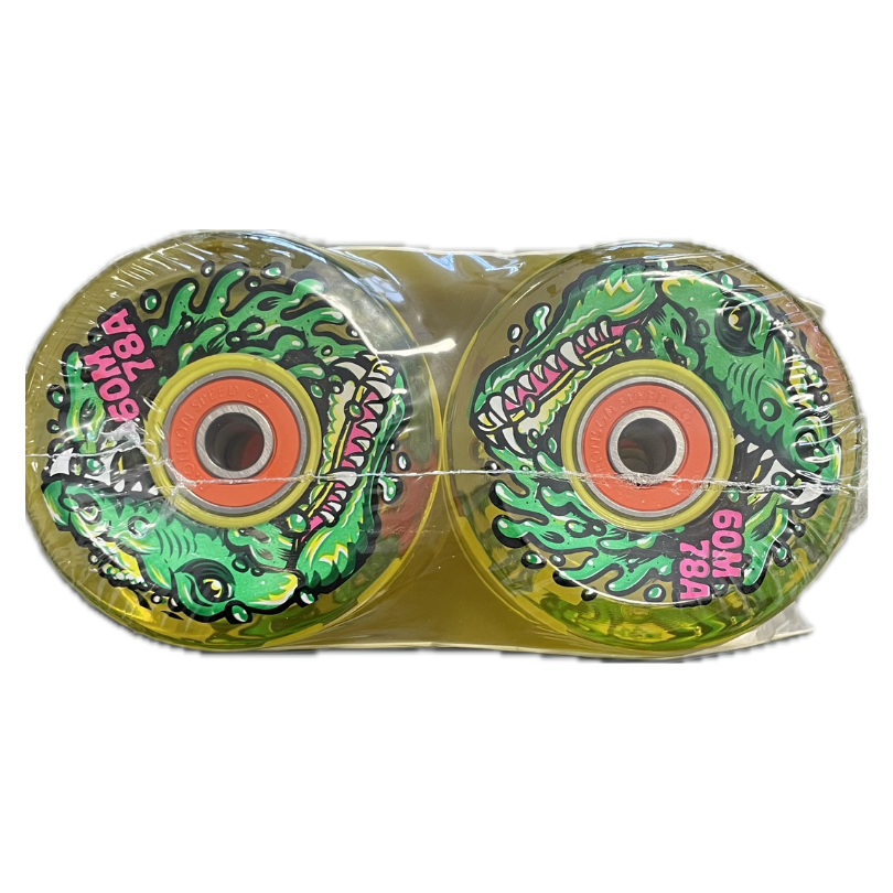 Slime Balls Cruiser hjul 78a "Light ups" Orange - 66mm