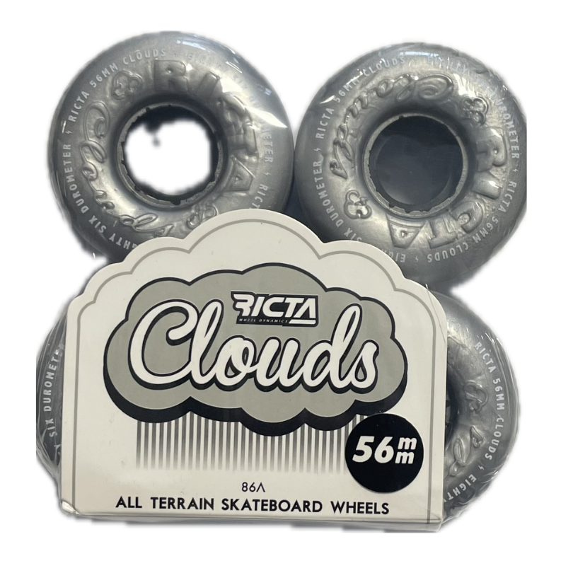 Ricta Cruiser hjul 86a "Clouds" Sølv 56mm