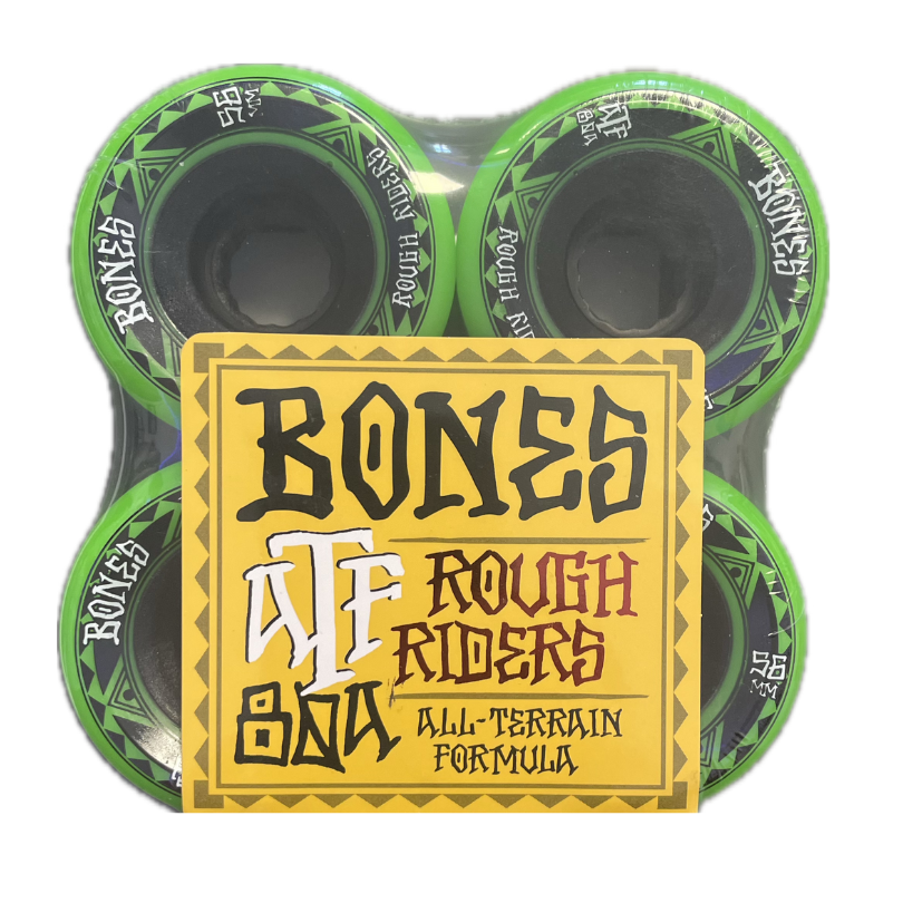 Bones - Rough Riders 56mm 80a Cruiser Hjul Grøn