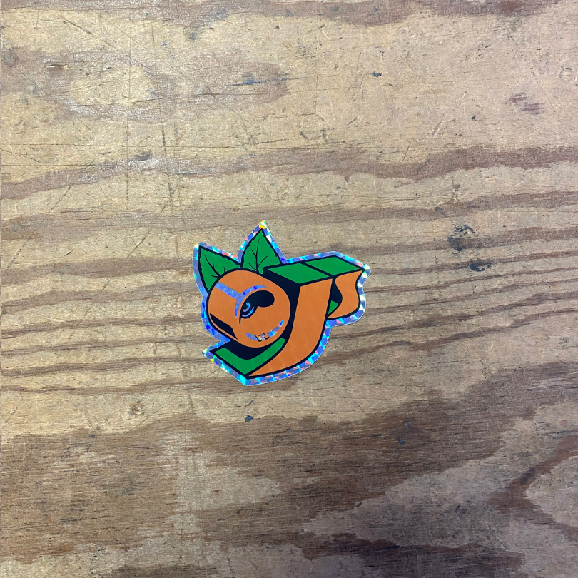 OJs holografisk logo (7x7)- Stickers