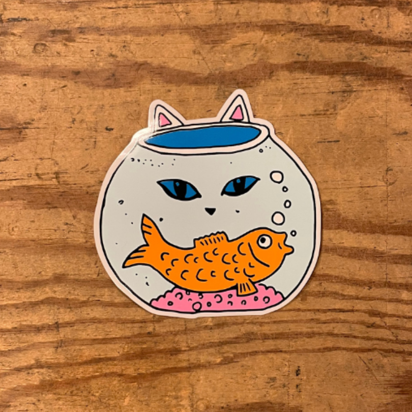RipnDip Fisk (10x10) - Stickers