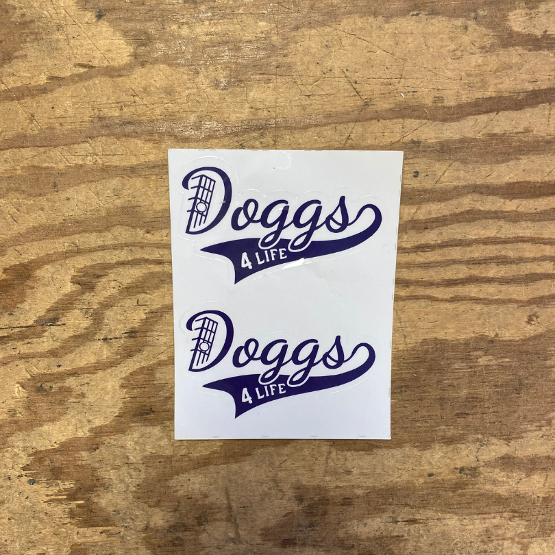 2x Doggs 4 Life (10x5)- Stickers
