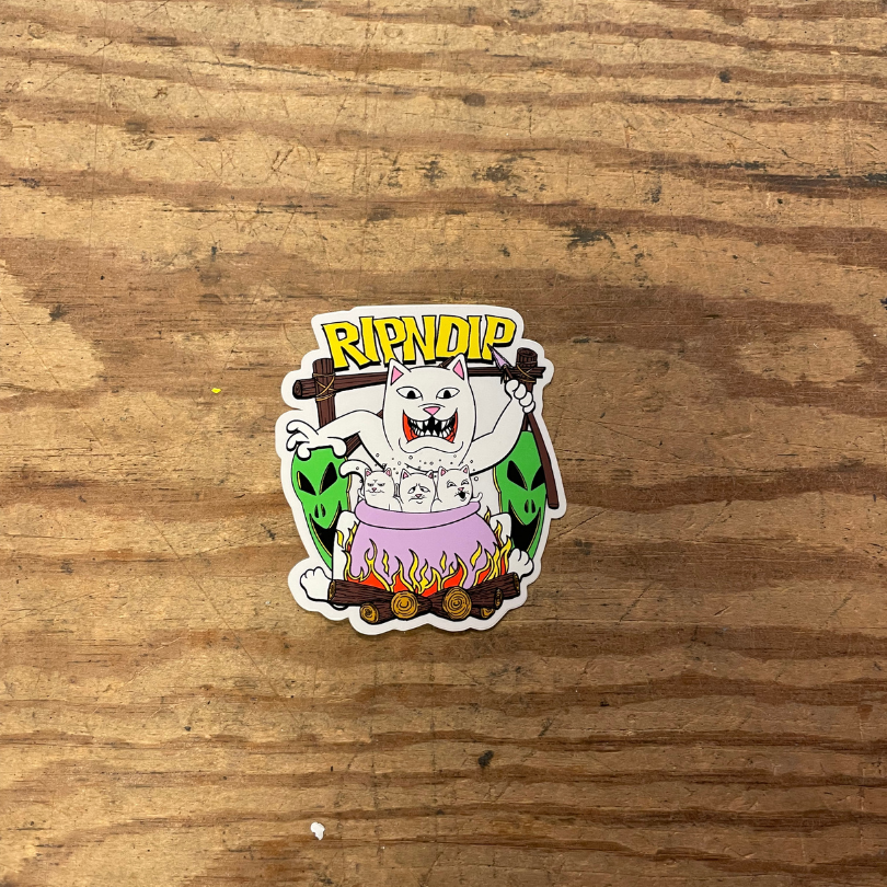 RipnDip Katte i gryde (7x8,5) - Stickers