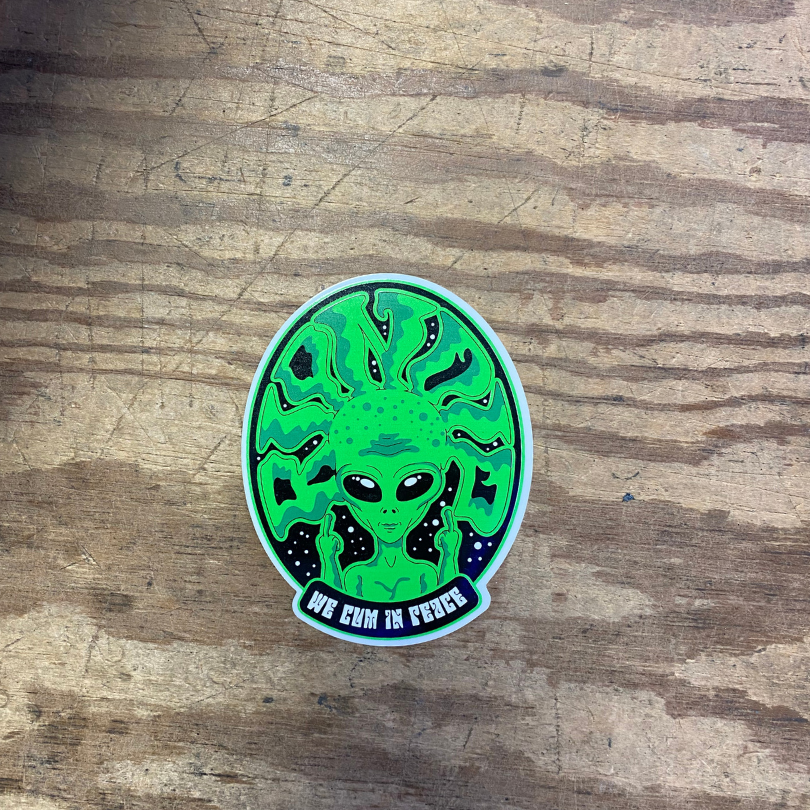 Rip'N'Dip Alien (8,5x11) - Stickers