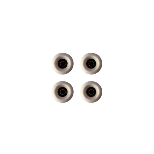 Fingerboard hjul med kuglelejer hvid (Urethan)