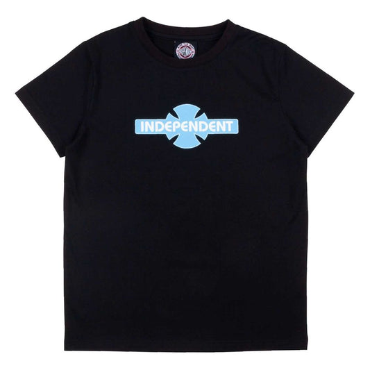 Independent T-shirt - sort 8-10 år (kids)