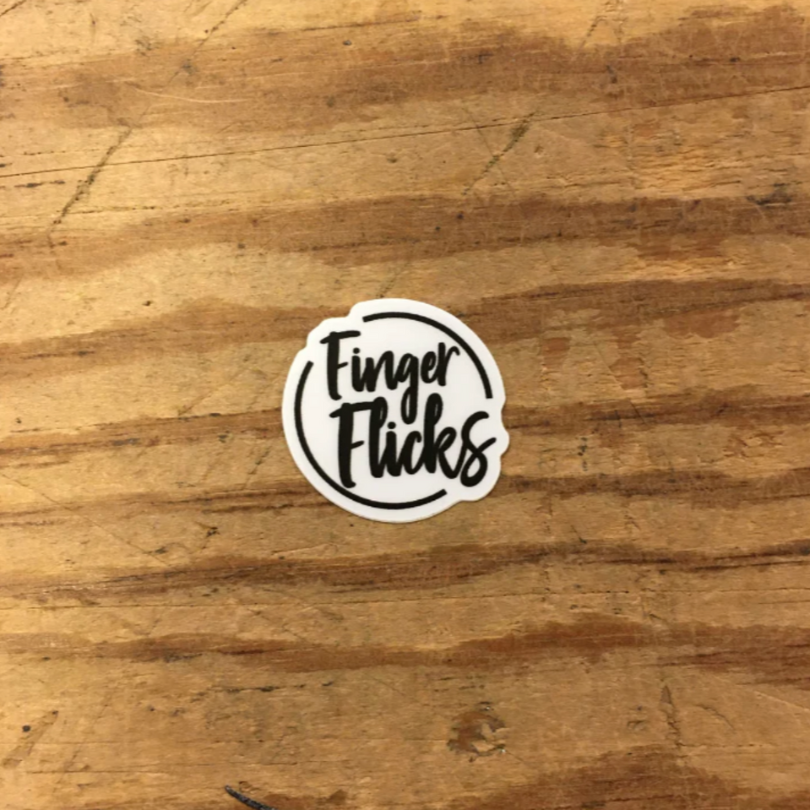 Finger flicks (3x3) - Stickers