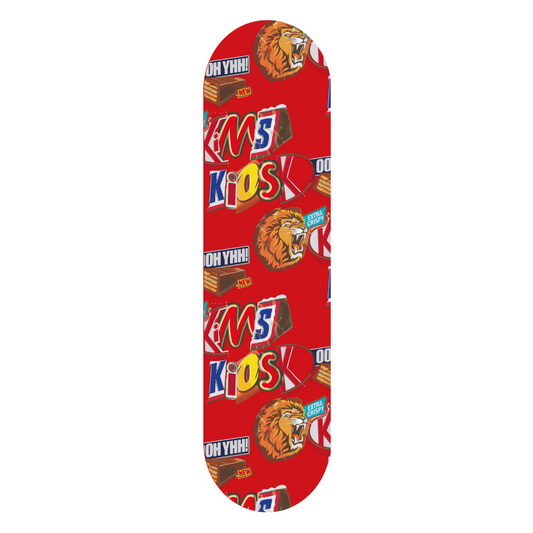 Kims Kiosk Snack deck - rød (8.0-8.5)