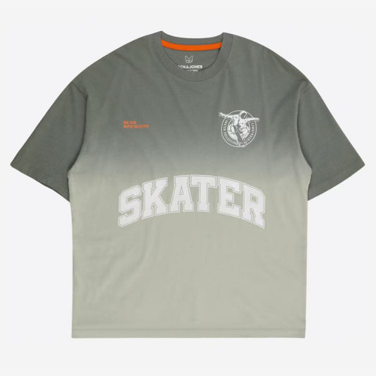 'Skater' t-shirt - grøn gradient (kids)