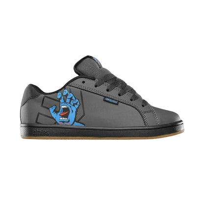 Etnies skatesko - Fader x Santa Cruz - charcoal (kids)