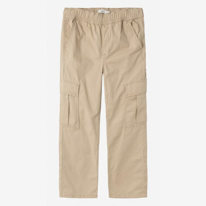 Cargo bukser med lommer - beige (kids)