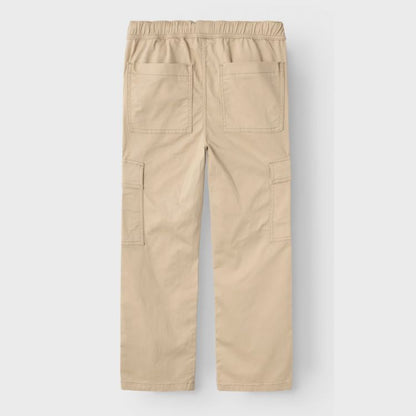 Cargo bukser med lommer - beige (kids)