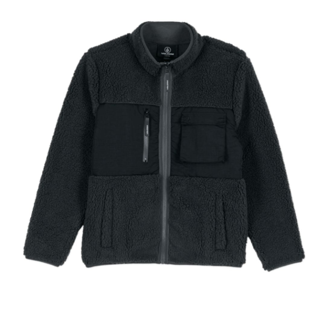 Volcom 'STORM STONE' fleece jakke - grå (kids)