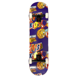 Kims Kiosk - Snack deck lilla (8.0) Pro complete skateboard