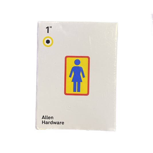 Girl Skateboard Co.-  1" Allen hardware