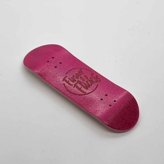 Finger flicks - Pink Wooden Deck