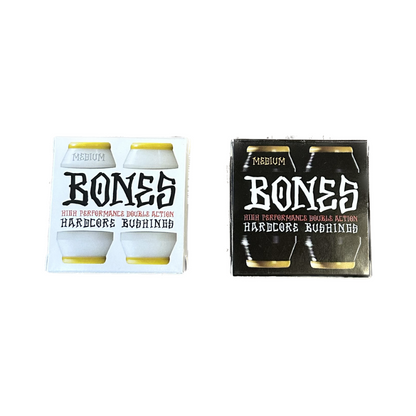 Bones Hardcore Bushings (Medium) hvid/sort