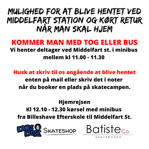 Batiste Co. Skateboard - BE Efterårs skateboard camp  D.18-19. oktober 2024