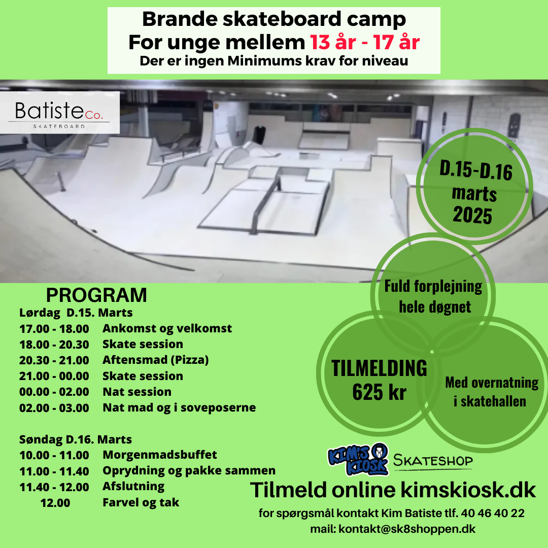 Batiste Co. skateboard camp - Urban Street Zone (Brande)