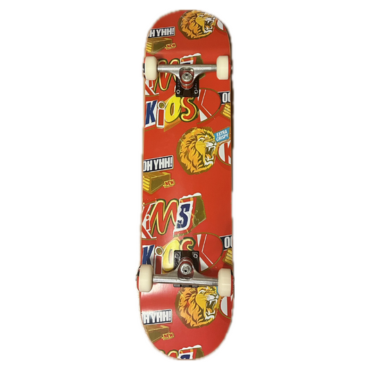 Kims Kiosk - Snack Deck Pro complete skateboard rød (8.0"-8.5")