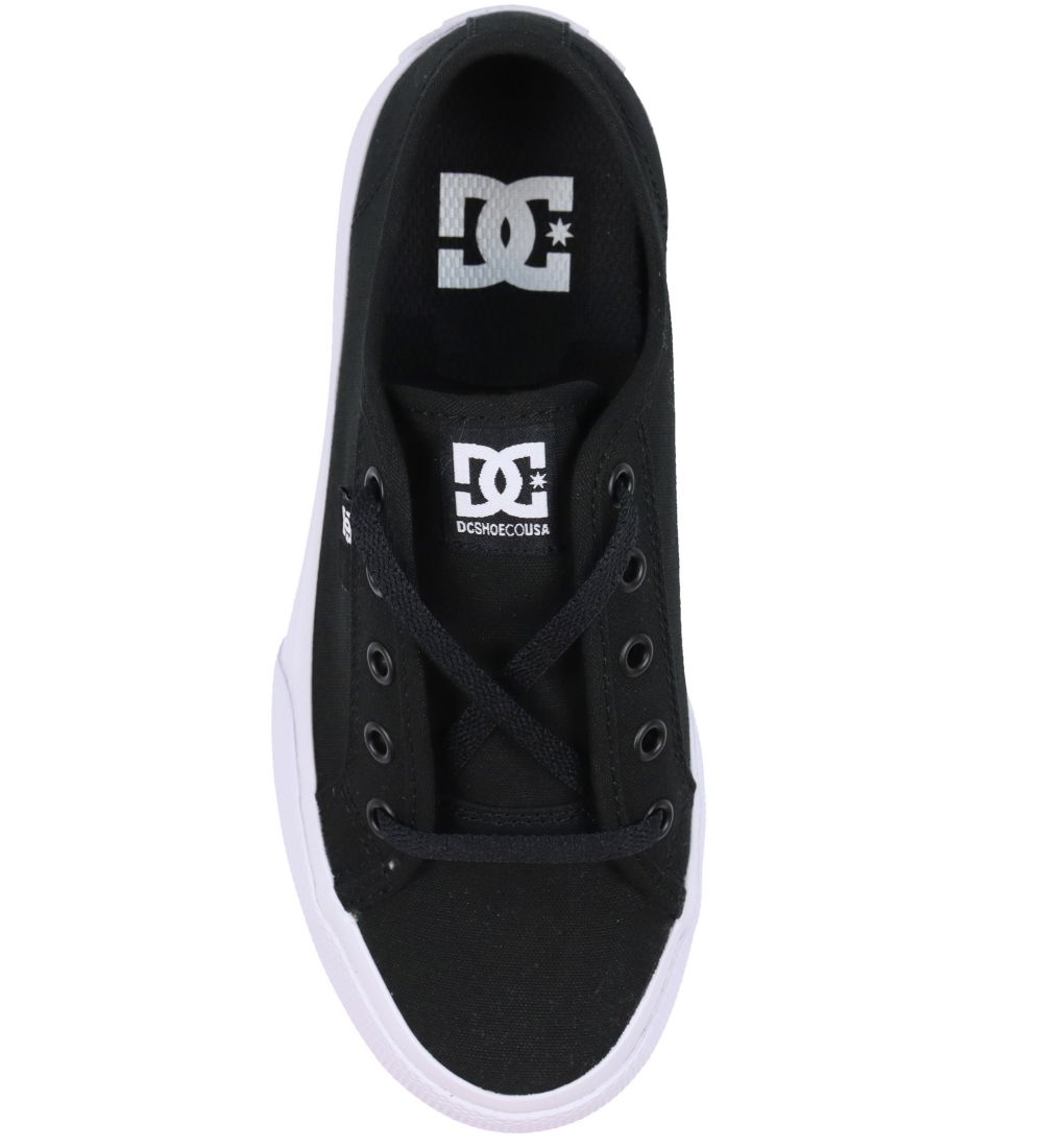 DC skatesko - Manual - Black/White str. 34