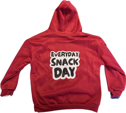 Kims Kiosk - Everyday Snack Day - Hoodie - Mørkerød