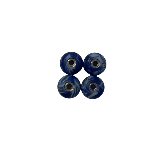 Fingerboard hjul med kuglelejer ltd. edition (Blue swirl)
