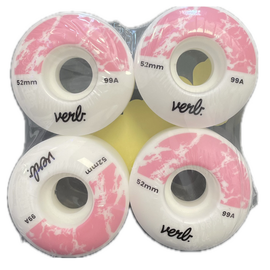 Verb - Dip Wheels 52mm 99a Hvid/Pink