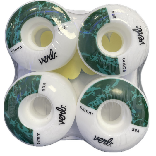 Verb - Dip Marble Wheels 52mm 99a Hvid/Mint