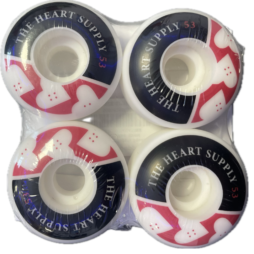 The Heart Supply - Squad Wheels 53mm 99a Rød/Sort