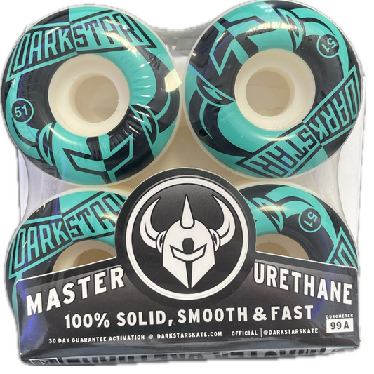 Darkstar - Divide Wheels - Black/Aqua 51mm 99a
