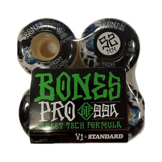 Bones PRO skateboardhjul -  Trent Mcclung 52mm 99A Street Tech Formula