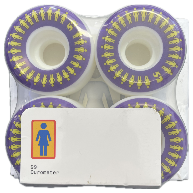Girl Skate hjul - 'Repeater' 52mm 99A