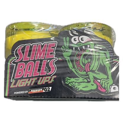 Slime Balls Cruiser hjul 78a "Light ups" Orange - 66mm