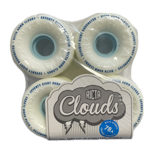 Ricta Cruiser hjul 78a "Clouds" Hvid 60mm