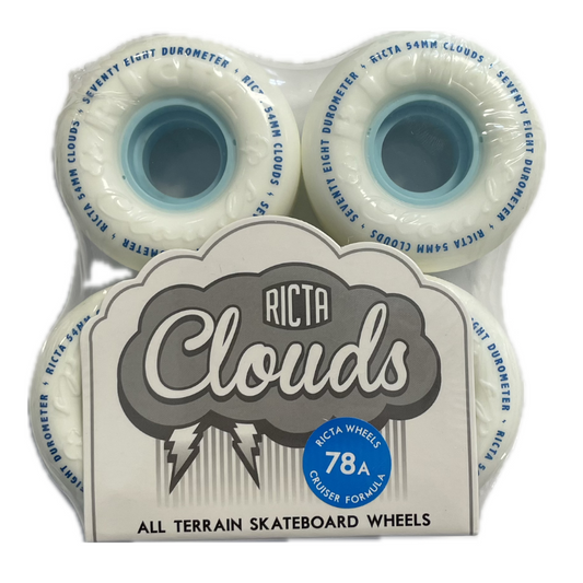 Ricta Cruiser hjul 78a "Clouds" Hvid 54mm