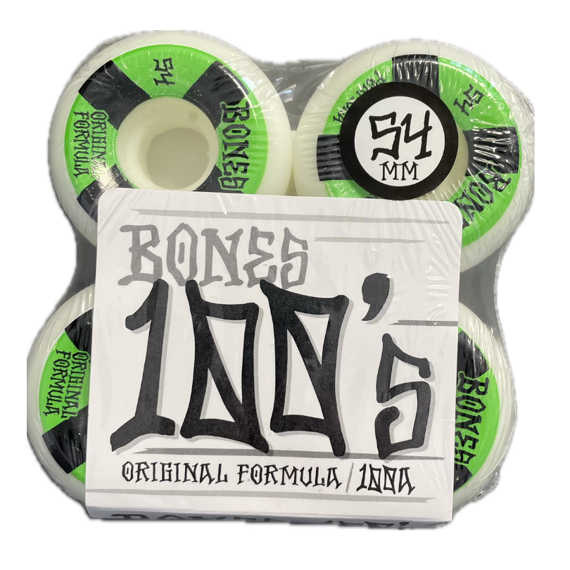 Bones skateboard hjul - 54mm 100A Original Formula Grøn