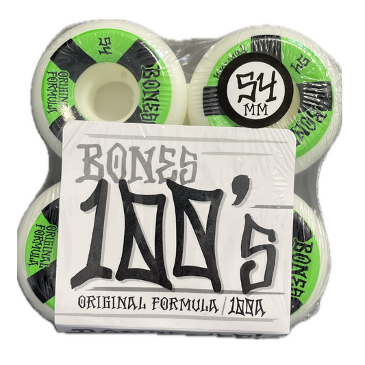 Bones skateboard hjul - 54mm 100A Original Formula Grøn