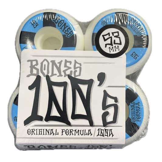 Bones skateboard hjul - 53mm 100A Original Formula Blå