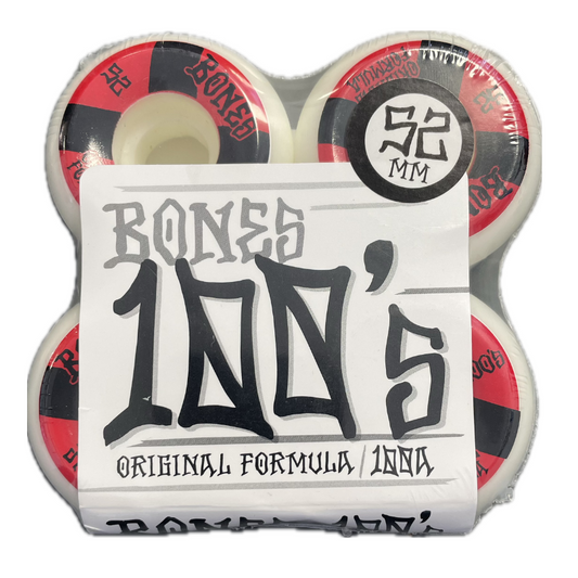 Bones skateboard hjul - 52mm 100A Original Formula Rød