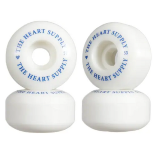 The Heart Supply - 53mm Hvid/Blå