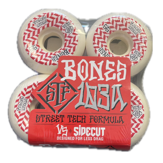 Bones - Patterns V5 Sidecut 55mm 99A Street Tech Formula Rød