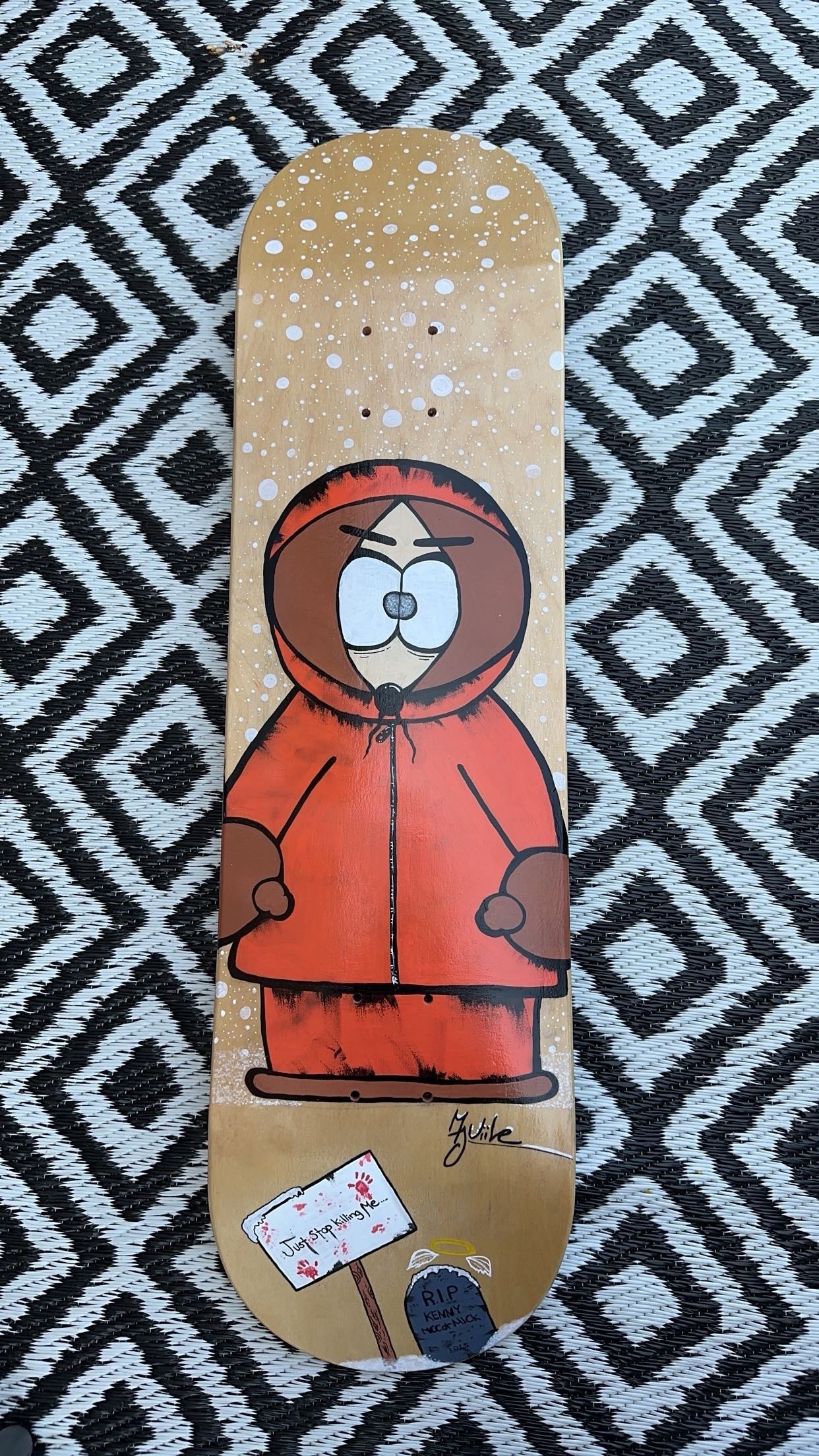 Blank skateboard deck (8.0-8.5)