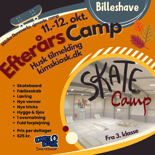 Skateboard camp 11.-12. okt. 2025 - Billeshave Efterskole