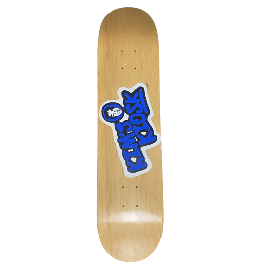 Skateboard deck - Kims kiosk logo deck -  (7.6)